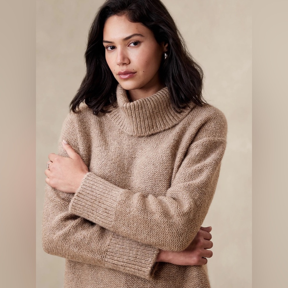 Oversized Turtleneck Sweater By Banana Republic Size XL NWT ❄️🥀